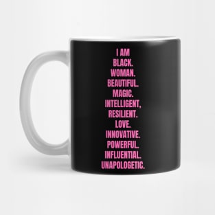 I Am A Powerful Black Woman | African American | Black Queen Mug